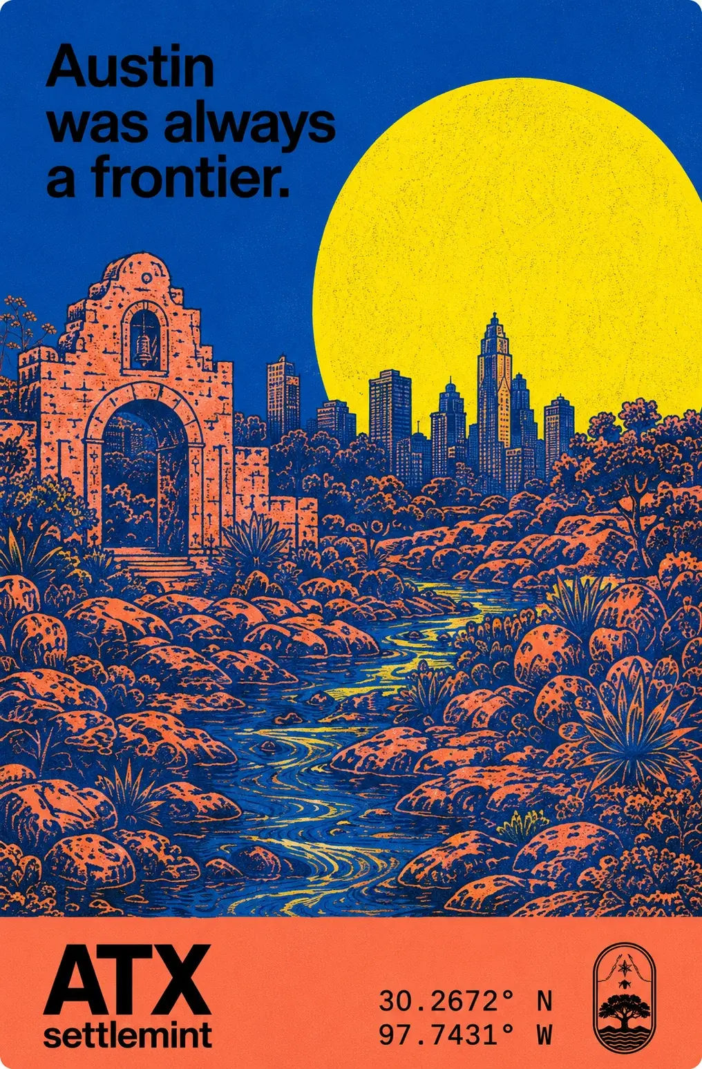 Part I poster — Austin was always a frontier