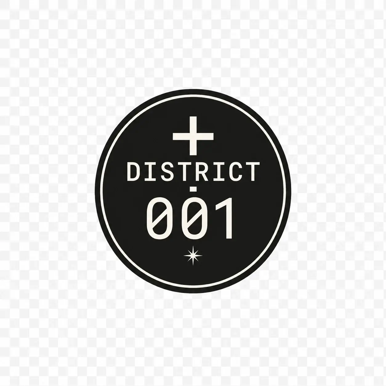 The mark of District 001