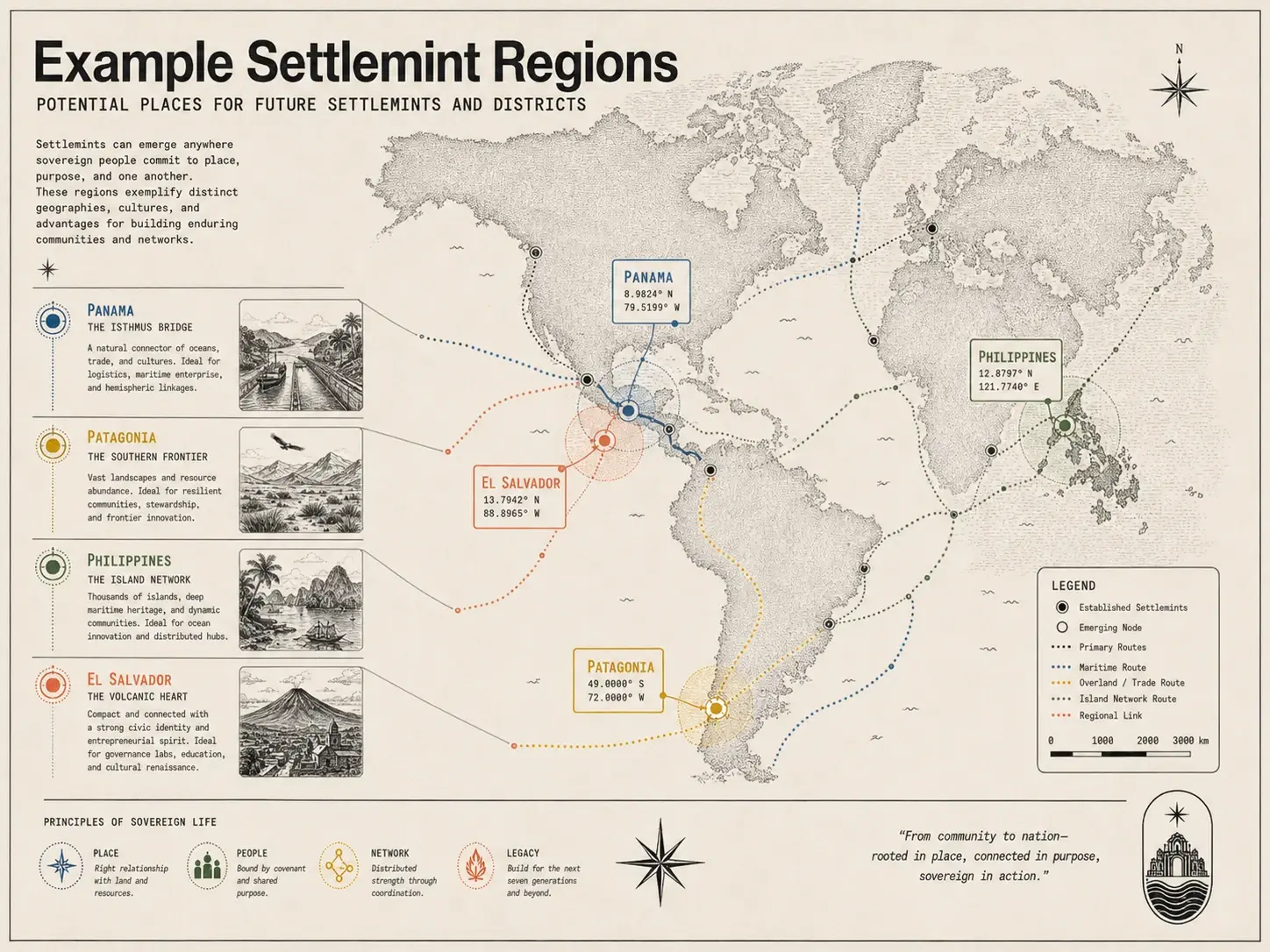 Example Settlemint regions — potential places for future Settlemints